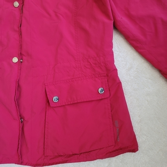 Geox Respira Hooded Thermal Jacket in Pink Rose Size Small - Picture 6 of 17
